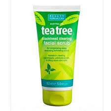 [150ml] BEAUTY FORMULAS Australian Tea Tree Blackhead Clearing Facial Scrub