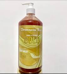 [1000ml] DERMASCUS ROSE Paris & Glutax Gold Body Wash