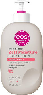 [473ml] EOS Shea Butter 24H Moisture Coconut Waters Body Lotion