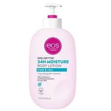 [473ml] EOS Shea Butter 24H Moisture Fresh + Cozy Body Lotion
