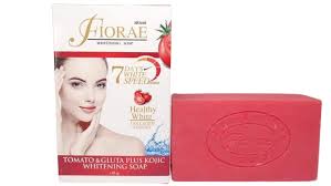 [990g] FIORAE Tomato & Gluta Plus Kojic Whitening Soap (x6)