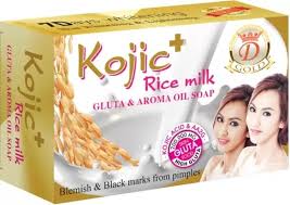 [960g] D-NE GOLD Kojic + Rice Milk Gluta & Aroma Oil Soap (x6)