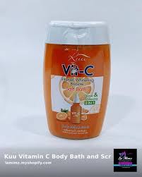 [450ml] KUU Vit-C Intense Whitening Booster Salt Bath