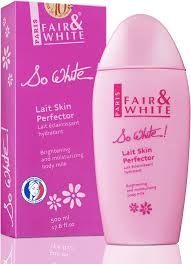 [500ml] FAIR & WHITE PARIS So White Lait Skin Perfector Brightening and Moisturizing Body Milk