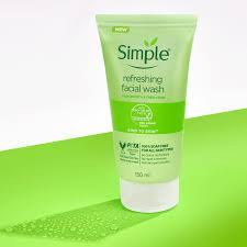 [150ml] SIMPLE Refreshing Facial Wash