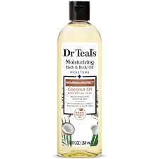 [260ml] DR TEAL'S Coconut Oil Body Oil
