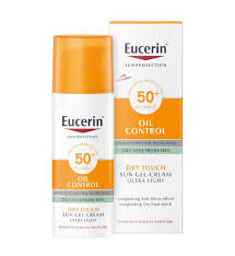 [50ml] EUCERIN Oil Control Dry Touch Sun Gel-Cream Ultra Light for Oily Acne Prone Skin