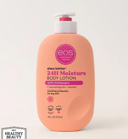 [473ml] EOS Shea Butter 24H Moisture Pink Champagne Body Lotion